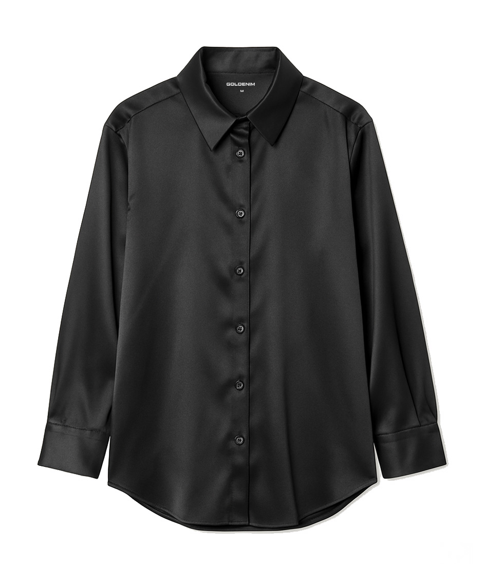 10 CHEMISE SATIN NOIR AV